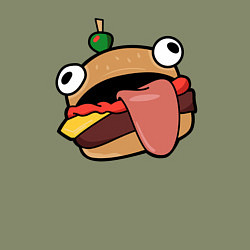 Свитшот хлопковый мужской Fortnite Burger, цвет: авокадо — фото 2