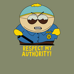 Свитшот хлопковый мужской South Park, Эрик Картман, цвет: авокадо — фото 2