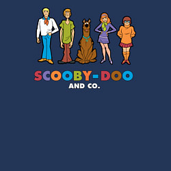 Свитшот хлопковый мужской Scooby-Doo and Co, цвет: тёмно-синий — фото 2