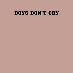 Свитшот хлопковый мужской BOYS DON'T CRY, цвет: пыльно-розовый — фото 2