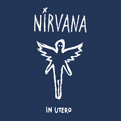 Свитшот хлопковый мужской Nirvana In utero, цвет: тёмно-синий — фото 2