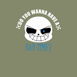 Свитшот хлопковый мужской UNDERTALE, цвет: авокадо — фото 2