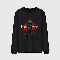 Свитшот хлопковый мужской Bloodborne, цвет: черный