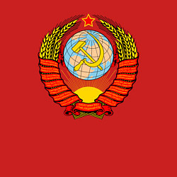 Свитшот хлопковый мужской СССР, цвет: красный — фото 2