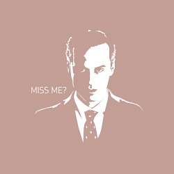 Свитшот хлопковый мужской Moriarty: Miss me?, цвет: пыльно-розовый — фото 2