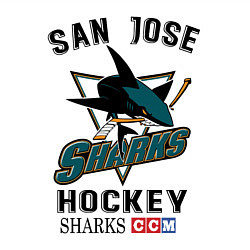 Свитшот хлопковый мужской SAN JOSE SHARKS, цвет: белый — фото 2