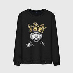 Свитшот хлопковый мужской Ice Cube King, цвет: черный