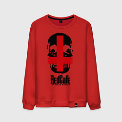 Свитшот хлопковый мужской Redcafe: Hells Kitchen, цвет: красный