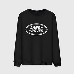 Свитшот хлопковый мужской LAND ROVER, цвет: черный