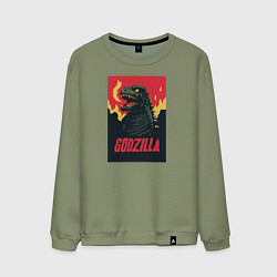 Мужской свитшот Godzilla
