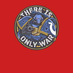 Свитшот хлопковый мужской There is only war арт, цвет: красный — фото 2