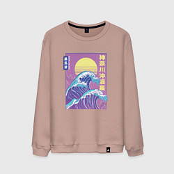 Мужской свитшот Большая волна