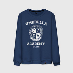 Свитшот хлопковый мужской Академия Амбрелла, цвет: тёмно-синий