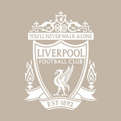 Свитшот хлопковый мужской LIVERPOOL ФК, цвет: миндальный — фото 2