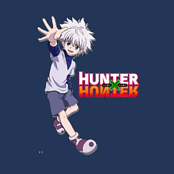 Свитшот хлопковый мужской Киллуа Hunter x Hunter, цвет: тёмно-синий — фото 2