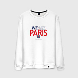 Свитшот хлопковый мужской PSG We Are Paris 202223, цвет: белый