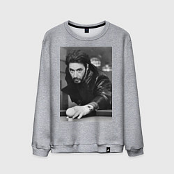 Свитшот хлопковый мужской Аль Пачино, цвет: меланж