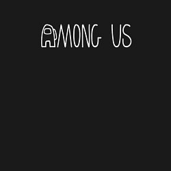 Свитшот хлопковый мужской Among US LOGO, цвет: черный — фото 2