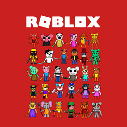 Свитшот хлопковый мужской ROBLOX PIGGY, цвет: красный — фото 2