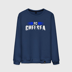 Свитшот хлопковый мужской FC Chelsea, цвет: тёмно-синий