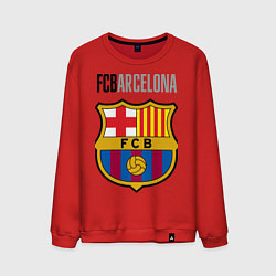 Свитшот хлопковый мужской Barcelona FC, цвет: красный