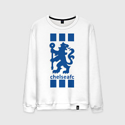 Свитшот хлопковый мужской Chelsea FC, цвет: белый