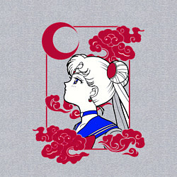 Свитшот хлопковый мужской Сейлор Мун, цвет: меланж — фото 2