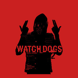 Свитшот хлопковый мужской Watch dogs 2 Z, цвет: красный — фото 2