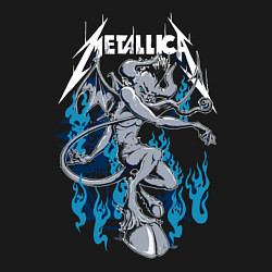 Свитшот хлопковый мужской Metallica - черт, цвет: черный — фото 2