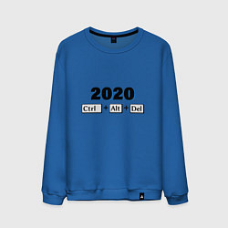 Свитшот хлопковый мужской Удалить 2020, цвет: синий