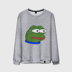 Свитшот хлопковый мужской Pepe MonkaS, цвет: меланж