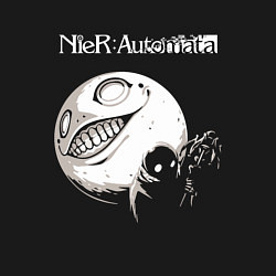 Свитшот хлопковый мужской NIER AUTOMATA, цвет: черный — фото 2