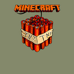 Свитшот хлопковый мужской Minecraft, цвет: авокадо — фото 2