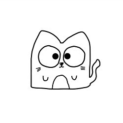 Свитшот хлопковый мужской Кот Зефир смотрит на вас, цвет: белый — фото 2