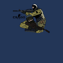 Свитшот хлопковый мужской CS:GO, цвет: тёмно-синий — фото 2