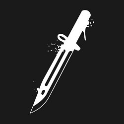 Свитшот хлопковый мужской Bayonet Knife CSGO Gaming, цвет: черный — фото 2