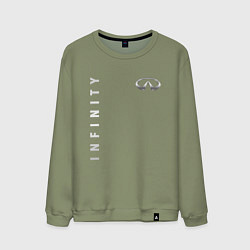 Свитшот хлопковый мужской Infinity for razor, цвет: авокадо