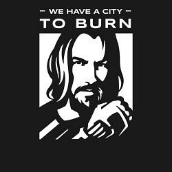 Свитшот хлопковый мужской WE HAVE A CITY TO BURN, цвет: черный — фото 2