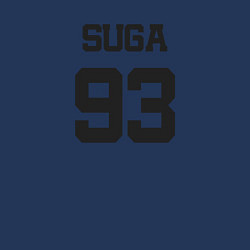 Свитшот хлопковый мужской BTS - Suga 93, цвет: тёмно-синий — фото 2