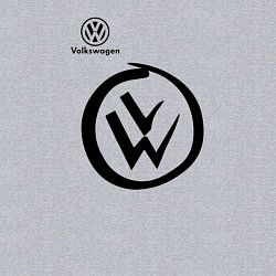 Свитшот хлопковый мужской Volkswagen, цвет: меланж — фото 2