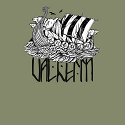 Свитшот хлопковый мужской Valheim, цвет: авокадо — фото 2