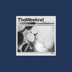 Свитшот хлопковый мужской House Of Balloons The Weeknd, цвет: тёмно-синий — фото 2