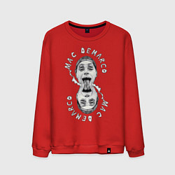 Свитшот хлопковый мужской Mac Demarco, цвет: красный