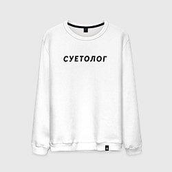 Мужской свитшот Суетолог