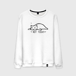 Мужской свитшот NOT TODAY НЕ СЕГОДНЯ