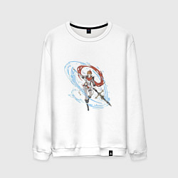 Свитшот хлопковый мужской Тарталья, цвет: белый