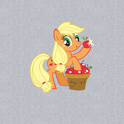 Свитшот хлопковый мужской Applejack, цвет: меланж — фото 2
