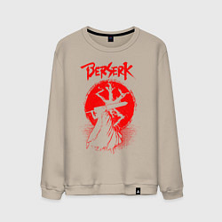 Свитшот хлопковый мужской BERSERK, цвет: миндальный