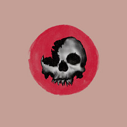 Свитшот хлопковый мужской Skull, цвет: пыльно-розовый — фото 2