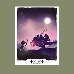 Свитшот хлопковый мужской Horizon fight, цвет: авокадо — фото 2